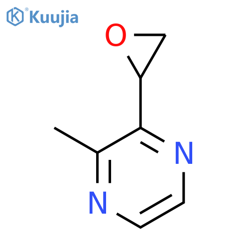 2-methyl-3-(oxiran-2-yl)pyrazine structure