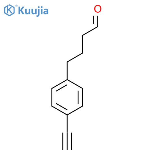 4-(4-ethynylphenyl)butanal structure