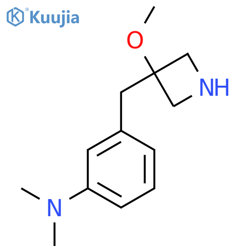 3-(3-methoxyazetidin-3-yl)methyl-N,N-dimethylaniline structure