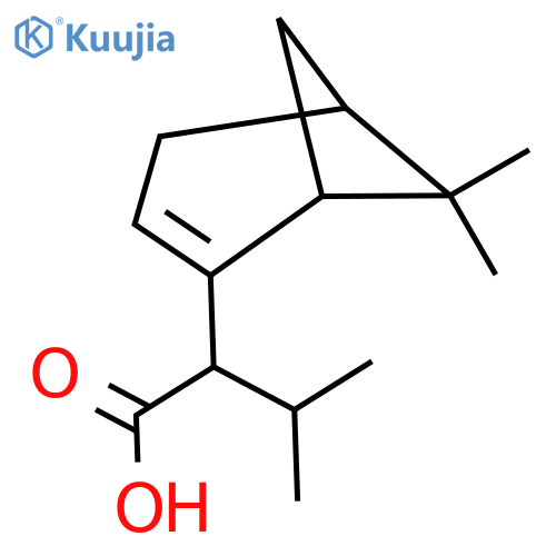 2-{6,6-dimethylbicyclo3.1.1hept-2-en-2-yl}-3-methylbutanoic acid structure
