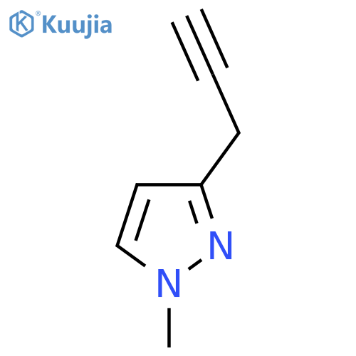 1-methyl-3-(prop-2-yn-1-yl)-1H-pyrazole structure