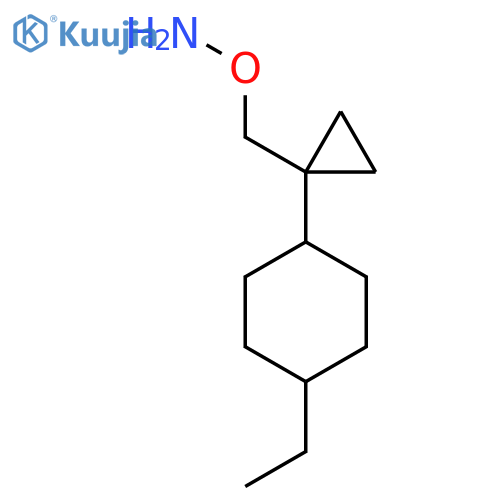O-{1-(4-ethylcyclohexyl)cyclopropylmethyl}hydroxylamine structure