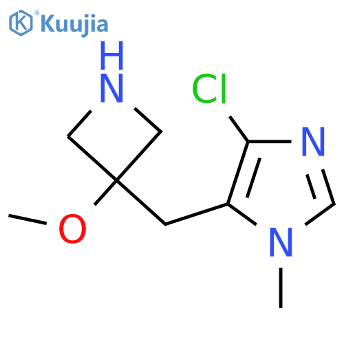 4-chloro-5-(3-methoxyazetidin-3-yl)methyl-1-methyl-1H-imidazole structure