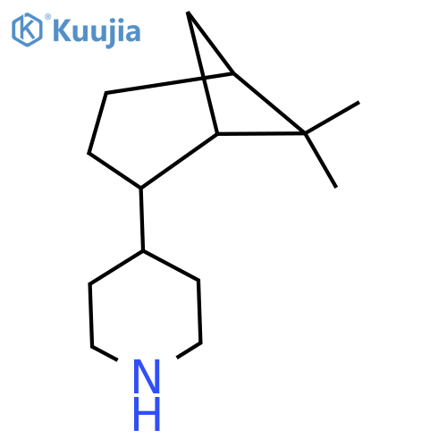 4-{6,6-dimethylbicyclo3.1.1heptan-2-yl}piperidine structure