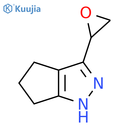 3-(oxiran-2-yl)-1H,4H,5H,6H-cyclopentacpyrazole structure