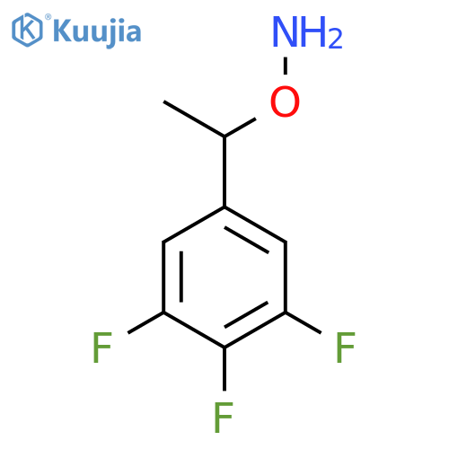 O-1-(3,4,5-trifluorophenyl)ethylhydroxylamine structure