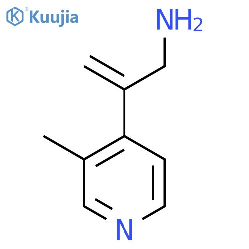 2-(3-methylpyridin-4-yl)prop-2-en-1-amine structure
