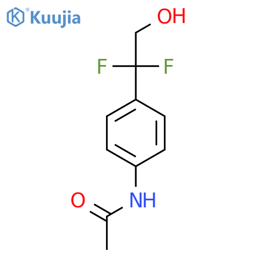 N-4-(1,1-difluoro-2-hydroxyethyl)phenylacetamide structure