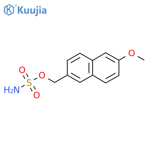 (6-methoxynaphthalen-2-yl)methyl sulfamate structure