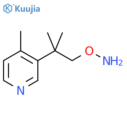 O-2-methyl-2-(4-methylpyridin-3-yl)propylhydroxylamine structure