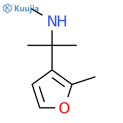 methyl2-(2-methylfuran-3-yl)propan-2-ylamine structure