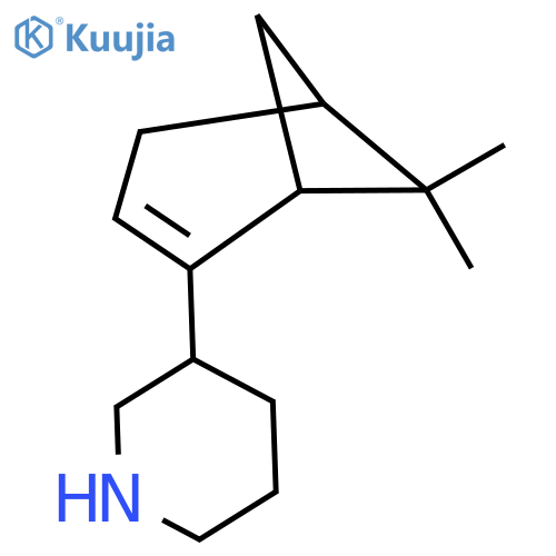 3-{6,6-dimethylbicyclo3.1.1hept-2-en-2-yl}piperidine structure