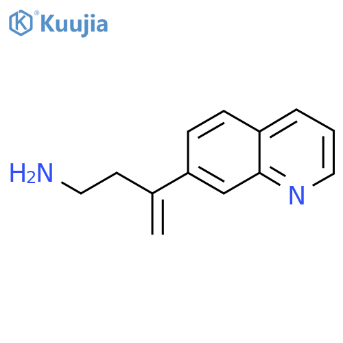 3-(quinolin-7-yl)but-3-en-1-amine structure