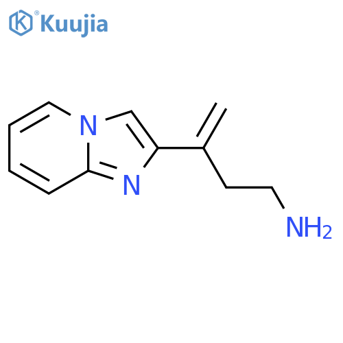 3-{imidazo1,2-apyridin-2-yl}but-3-en-1-amine structure
