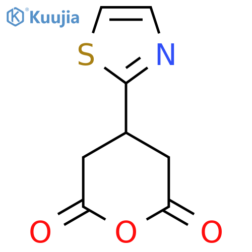 4-(1,3-thiazol-2-yl)oxane-2,6-dione structure