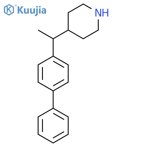 4-1-(4-phenylphenyl)ethylpiperidine structure