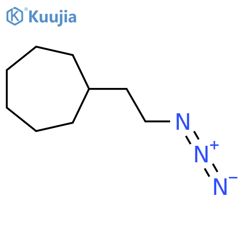 (2-azidoethyl)cycloheptane structure