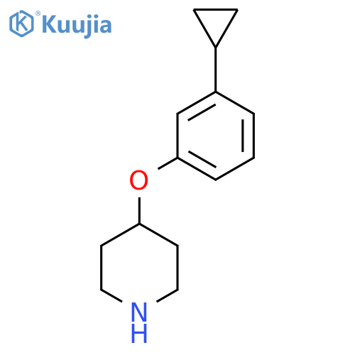 4-(3-cyclopropylphenoxy)piperidine structure