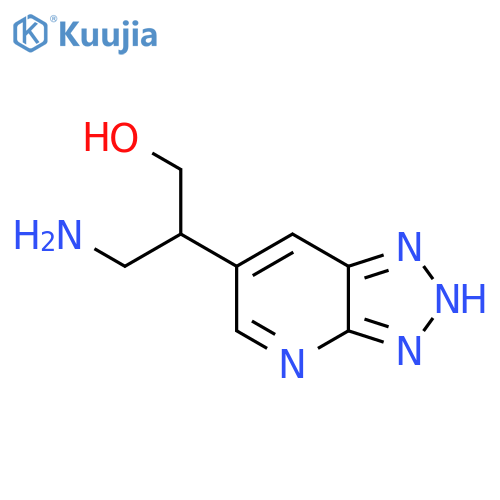 3-amino-2-{3H-1,2,3triazolo4,5-bpyridin-6-yl}propan-1-ol structure
