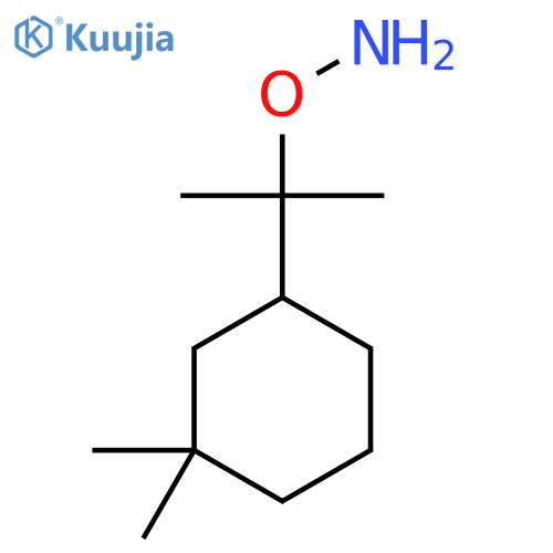 O-2-(3,3-dimethylcyclohexyl)propan-2-ylhydroxylamine structure