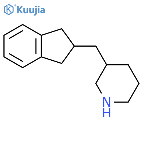 3-(2,3-dihydro-1H-inden-2-yl)methylpiperidine structure