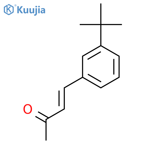 4-(3-tert-butylphenyl)but-3-en-2-one structure