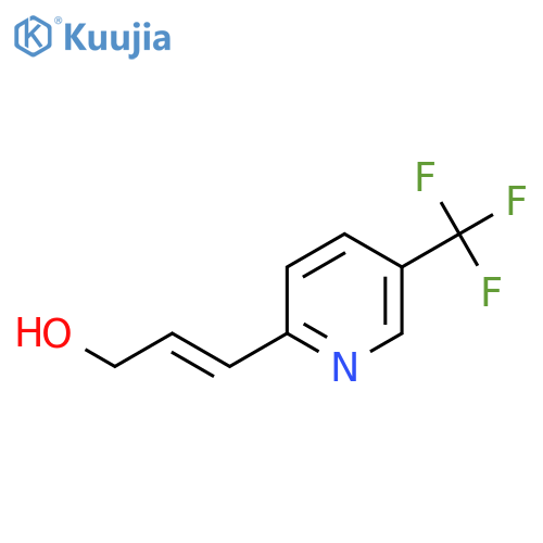 3-5-(trifluoromethyl)pyridin-2-ylprop-2-en-1-ol structure
