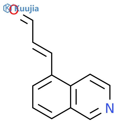 3-(isoquinolin-5-yl)prop-2-enal structure