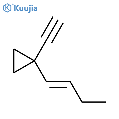 1-(but-1-en-1-yl)-1-ethynylcyclopropane structure