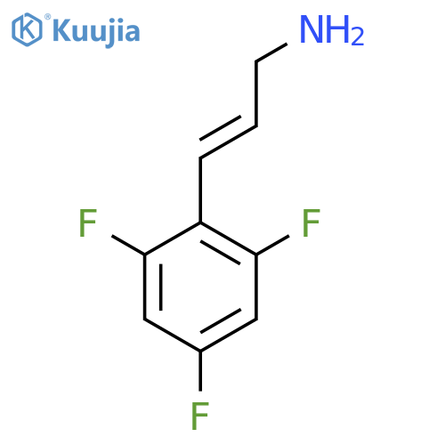 3-(2,4,6-trifluorophenyl)prop-2-en-1-amine structure