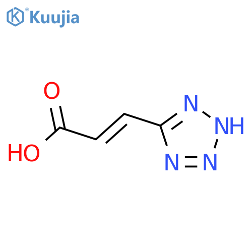 3-(1H-1,2,3,4-tetrazol-5-yl)prop-2-enoic acid structure