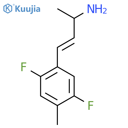 4-(2,5-difluoro-4-methylphenyl)but-3-en-2-amine structure