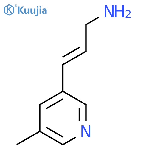 3-(5-methylpyridin-3-yl)prop-2-en-1-amine structure