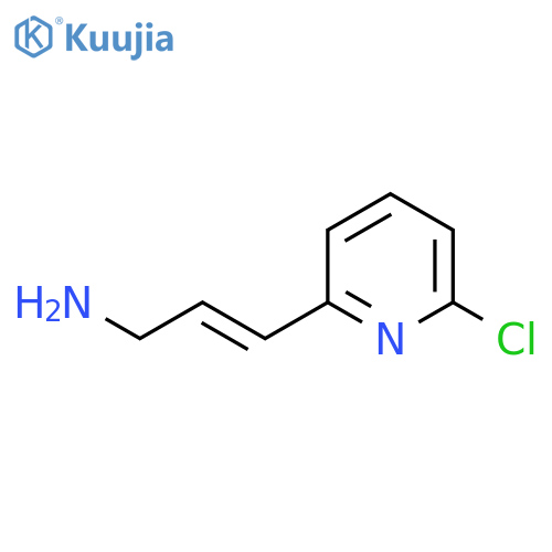 3-(6-chloropyridin-2-yl)prop-2-en-1-amine structure