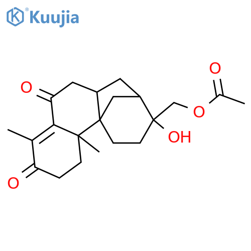 16,17-Dihydroxy-19-nor-4-aphidicolene-3,6-dione; 16β-form, 17-Ac structure