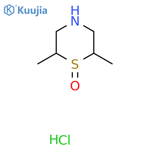 2,6-Dimethyl-1lambda4-thiomorpholin-1-one hydrochloride structure