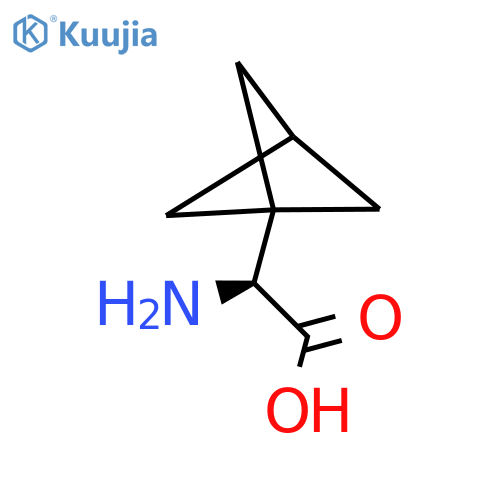 (2S)-2-Amino-2-(1-bicyclo[1.1.1]pentanyl)acetic acid structure