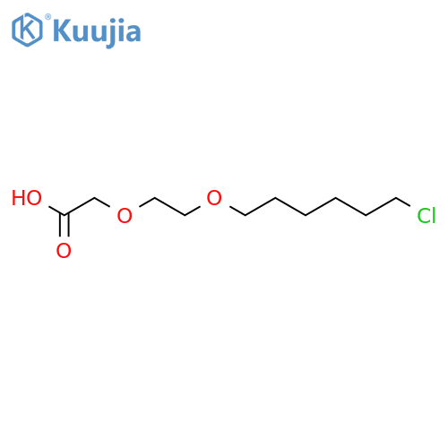 2-(2-((6-Chlorohexyl)oxy)ethoxy)acetic acid structure