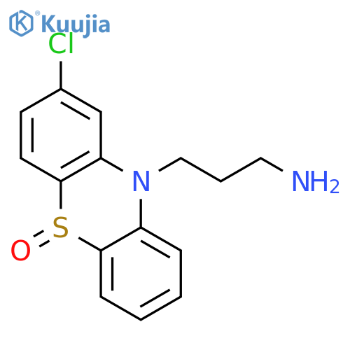 10H-Phenothiazine-10-propanamine,2-chloro-, 5-oxide structure