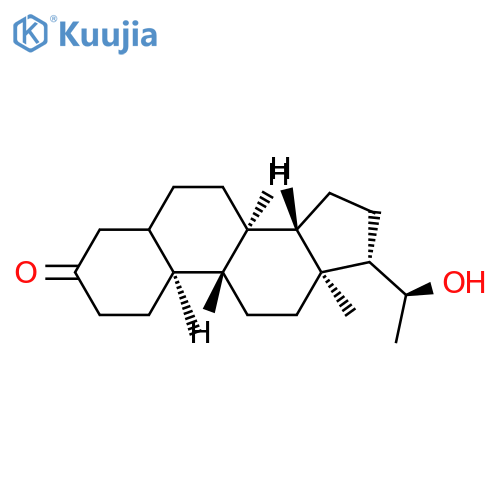 (5α/β,20S)-20-Hydroxypregnan-3-one (5β major) structure