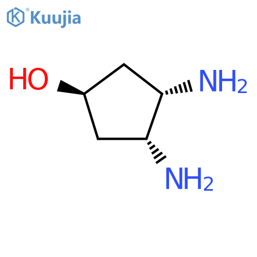 Cyclopentanol, 3,4-diamino-, (1α,3β,4β)- structure