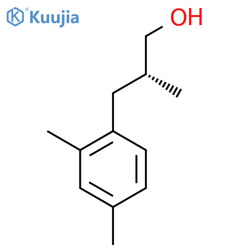 (2R)-3-(2,4-Dimethylphenyl)-2-methylpropan-1-ol structure