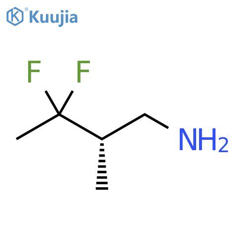 (S)-3,3-difluoro-2-methylbutan-1-amine structure