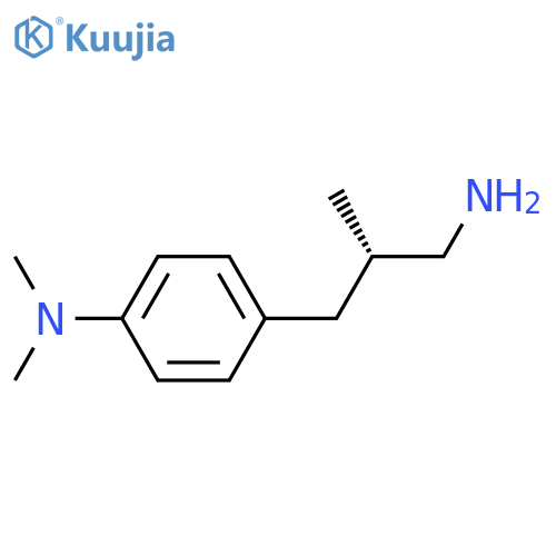 4-[(2S)-3-Amino-2-methylpropyl]-N,N-dimethylaniline structure