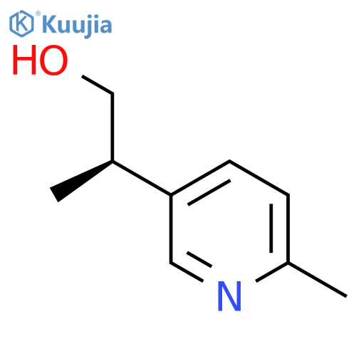 (2R)-2-(6-Methylpyridin-3-yl)propan-1-ol structure