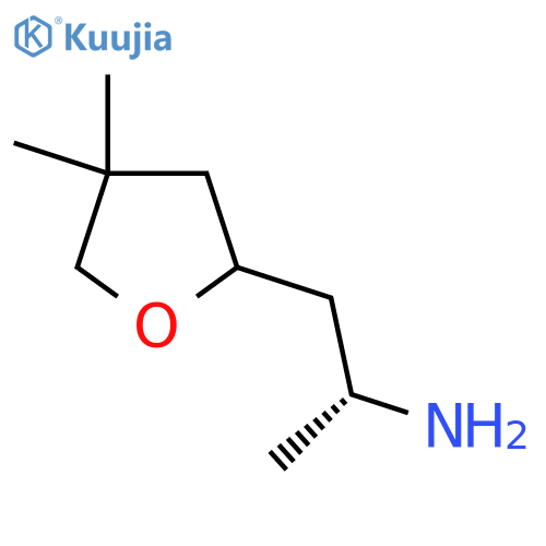 (2R)-1-(4,4-Dimethyloxolan-2-yl)propan-2-amine structure