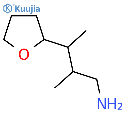 2-Methyl-3-(oxolan-2-yl)butan-1-amine structure