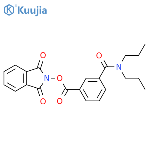 1,3-dioxo-2,3-dihydro-1H-isoindol-2-yl 3-(dipropylcarbamoyl)benzoate structure