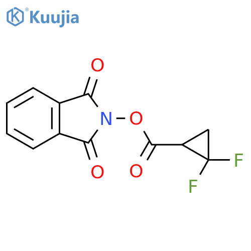 1,3-Dioxoisoindolin-2-YL 2,2-difluorocyclopropane-1-carboxylate structure