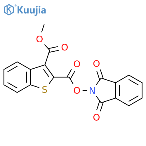 2-(1,3-dioxo-2,3-dihydro-1H-isoindol-2-yl) 3-methyl 1-benzothiophene-2,3-dicarboxylate structure